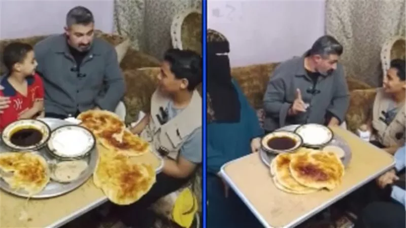 ياسر جلال يحقق أمنية بائع البلاستيك.. زيارة مفاجئة وهدية