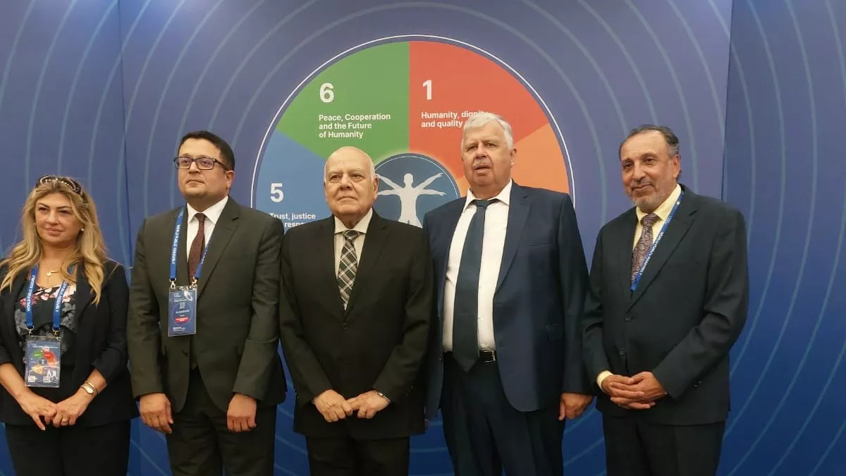 اندريه بيليانينوف مع الوفد المصري
