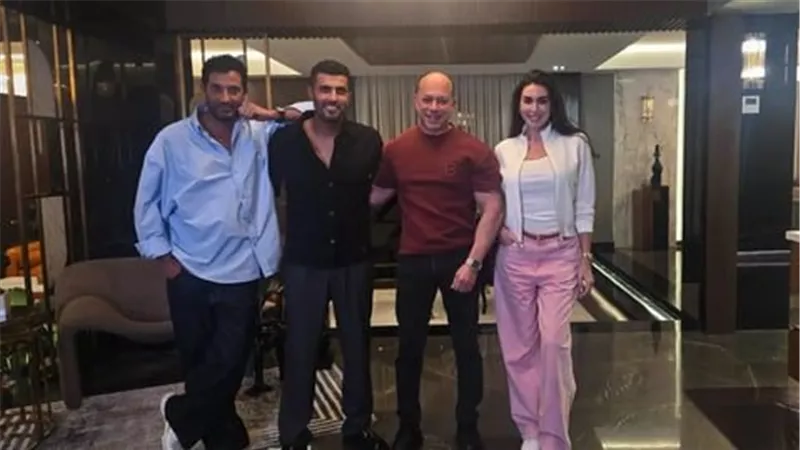 ياسمين صبري مع محمد سامي وعمرو سعد في تمكين 