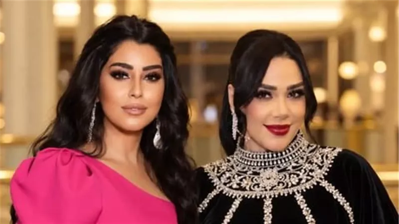 آيتن عامر مع شيماء سيف