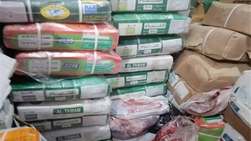 الصحة: إيقاف تشغيل 8 منشآت وضبط 128 طن أغذية فاسدة 