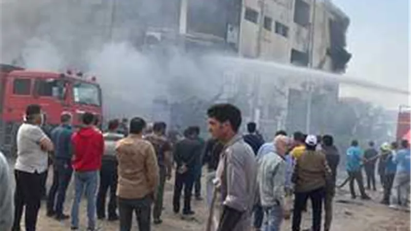 بينهم 6 سيدات.. تفاصيل جديدة في حريق مصنع بالعبور