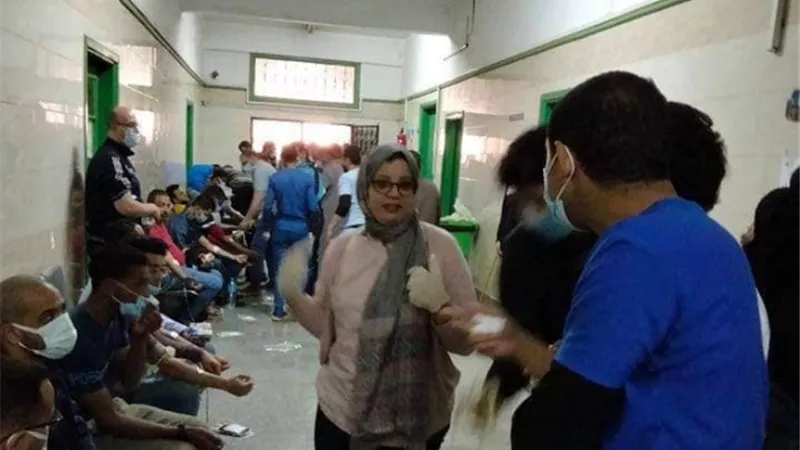 جدعنة المصريين تظهر في حادث تصادم قطاري سوهاج (فيديو)