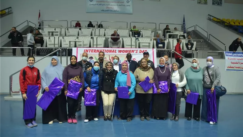 احتفالا بيوم الرياضة للمرأة المصرية.. تكريم سيدات تنس الطاولة.. صور