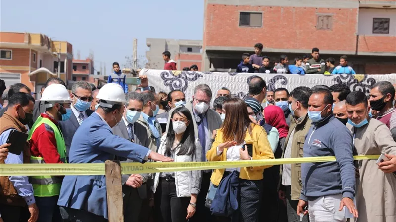 تفاصيل جولة وزيرة التعاون الدولي بمشروع «روابط» بالغربية