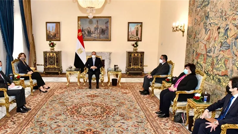 مديرة اليونسكو: موكب المومياوات الملكية رسالة للعالم عن جهود مصر في الحفاظ علي تراثها 