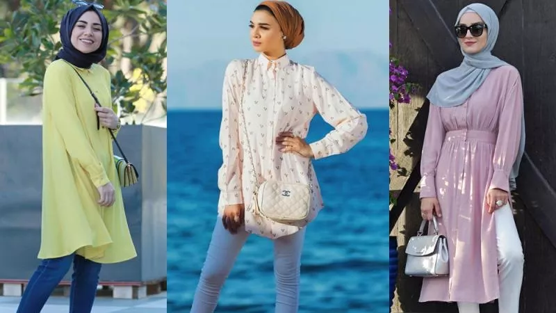 أنيق ومحتشم.. طريقة تنسيق التونيك الطويل فى رمضان