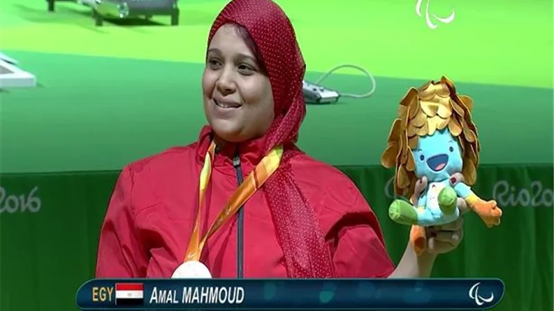 أمل عثمان.. نجمة و3 ميداليات بارالمبية متتالية