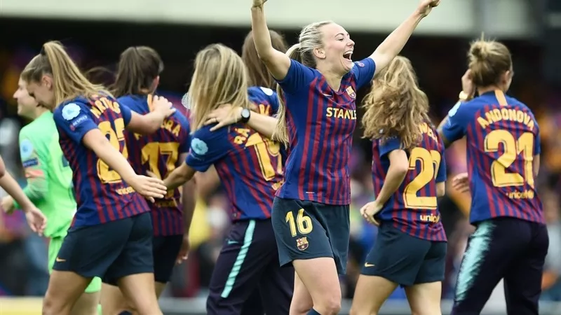 سيدات برشلونة يتعادلن مع باريس سان جيرمان 1-1 بنصف نهائي دوري الأبطال