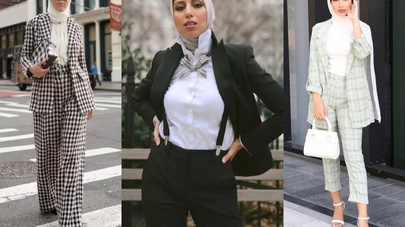 بدل نسائية للمحجبات.. موضة صيف 2021