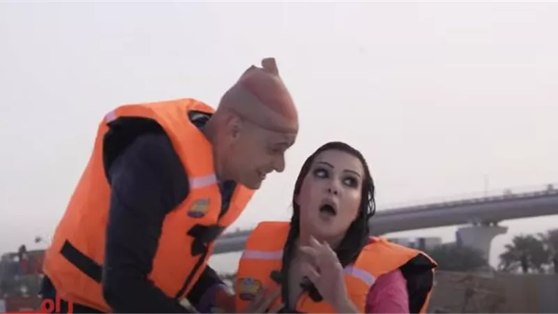 شاهد رد فعل سمية الخشاب بعد اكتشاف مقلب «رامز عقله طار»| فيديو