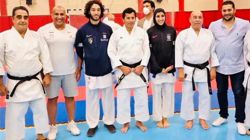 جيانا وعلي بطلا منتخب الكاراتيه يتألقان في البريميرليج ويتأهلان لطوكيو