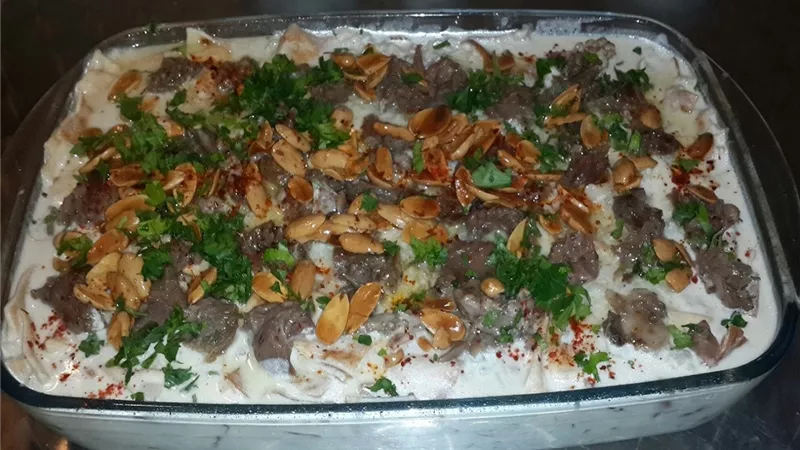 فتة لسان الخروف على طريقة الشيف منال العالم 