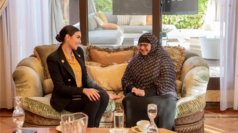 يجمع بين الفخامة والملكية.. تعرفي على ديكورات قصر أبو هشيمة وياسمين صبري (صور)
