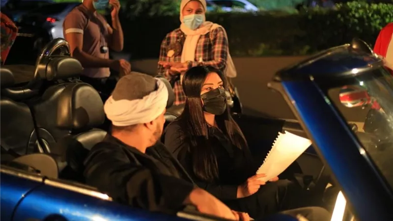 عبير صبري ومنذر رياحنة.. «آل هارون» في السينمات قبل عيد الأضحى| صور