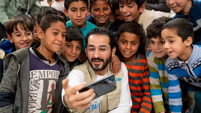 أحمد حلمى سفيراً لليونيسف في الشرق الأوسط وشمال إفريقيا