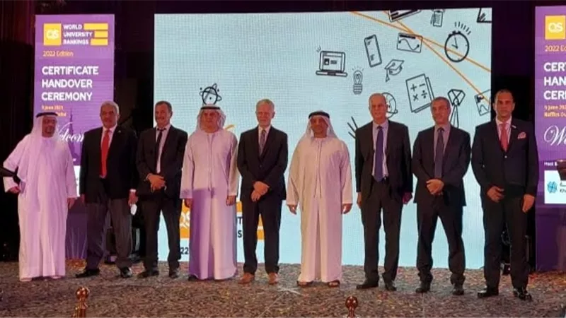 نائب رئيس جامعة الأزهر يشارك في مؤتمر إعلان نتائج تصنيف QS العالمي للجامعات بدبي