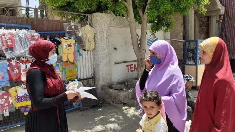 لا للختان .. ونعم للقاح كورونا .. انطلاق حملة طرق الأبواب بالغربية 