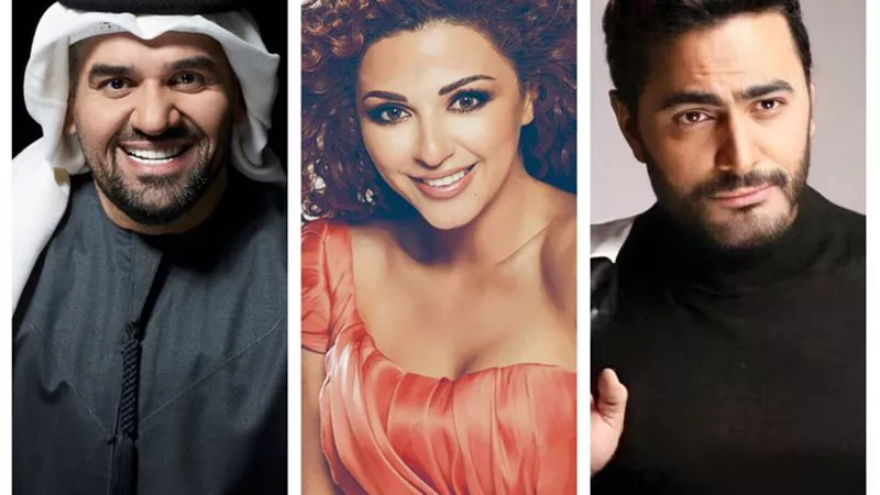 أصالة وميريام فارس وتامر حسني وحسين الجسمي يحيون حفلات العيد بالإمارات