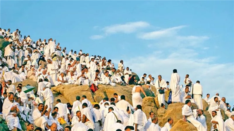 حجاج بيت الله الحرام يقفون على جبل عرفات (بث مباشر)