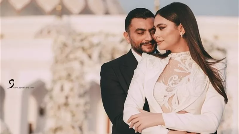 هاجر أحمد وزوجها «آخر رومانسية» في شهر العسل