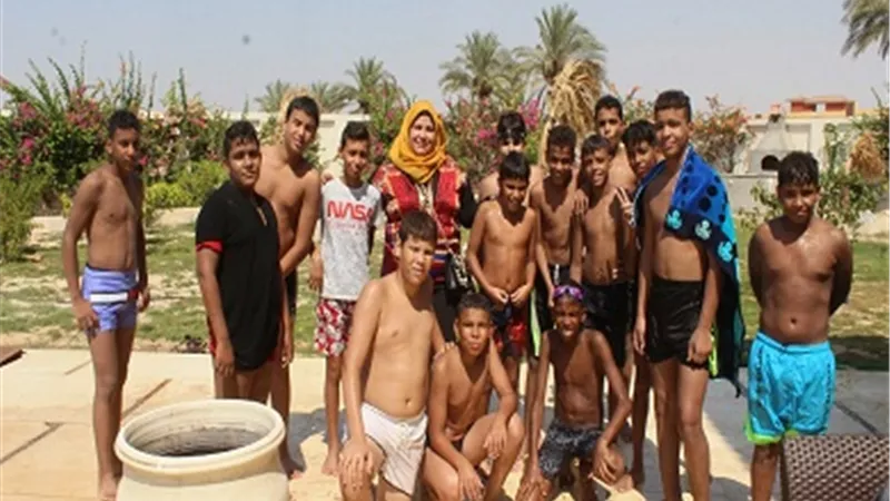 ريهام تطلق مبادرة لاصطحاب أطفال دور رعاية الأيتام للمصايف