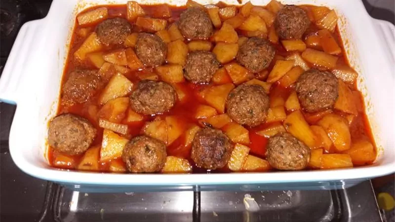 غداك عندنا.. طريقة عمل كفتة داوود باشا بالبطاطس