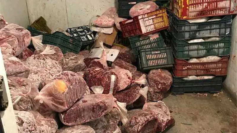 ضبط 2 طن فراخ وبرجر فاسد بمطعم وجبات جاهزة بوسط القاهرة