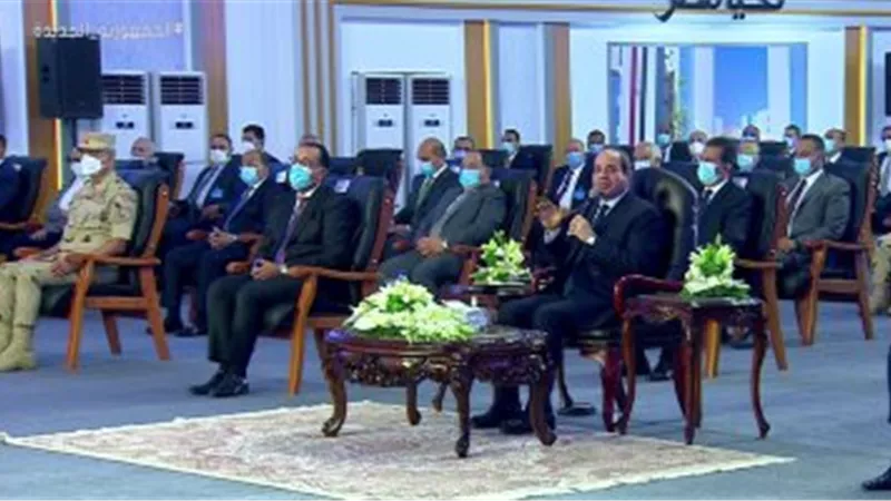السيسي: فضل ربنا كبير أوي على مصر من أول 2011 لحد النهاردة
