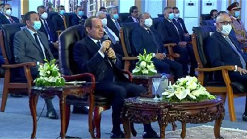 السيسي: النمو السكاني اللي فوق طاقة البلد يؤدي إلى تدميرها