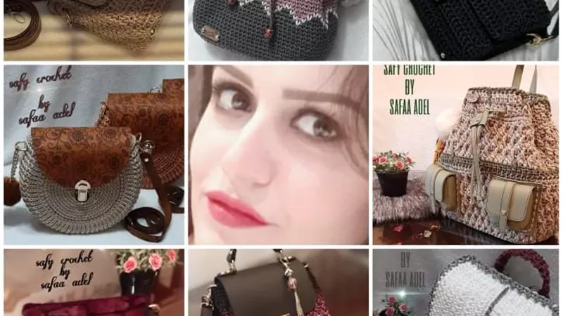 دينا.. موهبة تغلبت على أحزانها بإبداع الحقائب والاكسسوارات «الهاند ميد»