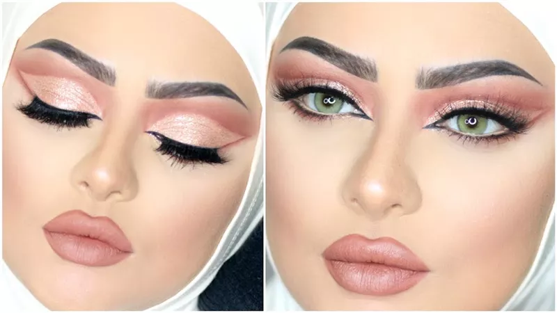 اللون الوردي أحدث صيحات المكياج لعروس صيف 2021