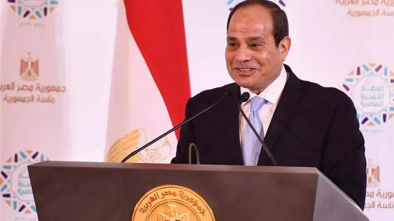 شاهد.. الرئيس السيسي يُمازح عزة مصطفى ويكشف سر تردده على بدائل العشوائيات