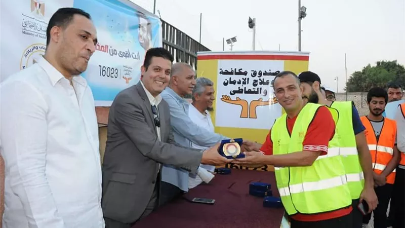 «مكافحة الإدمان» يطلق دوري رياضي في قرى «حياة كريمة»| صور