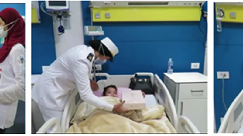 ضابطات تحتفل بالمولد النبوي مع نزلاء المستشفيات ودور رعاية الأيتام