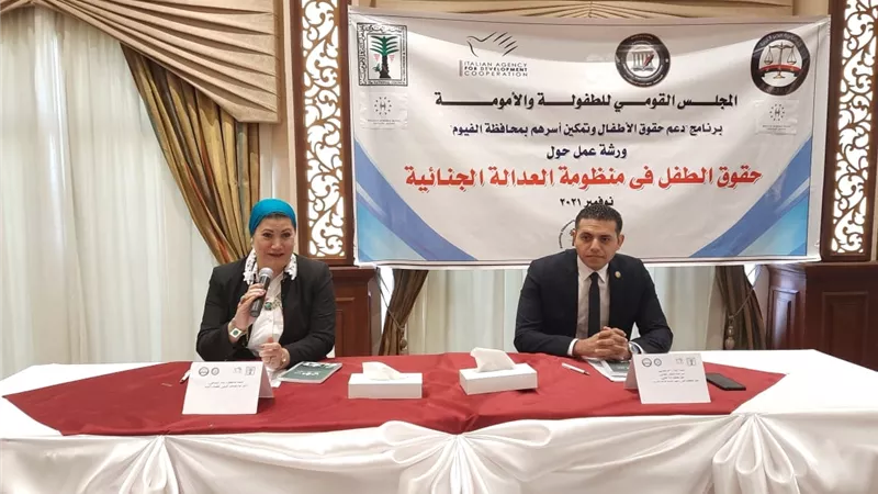 ورشة عمل عن حقوق الطفل في منظومة العدالة الجنائية