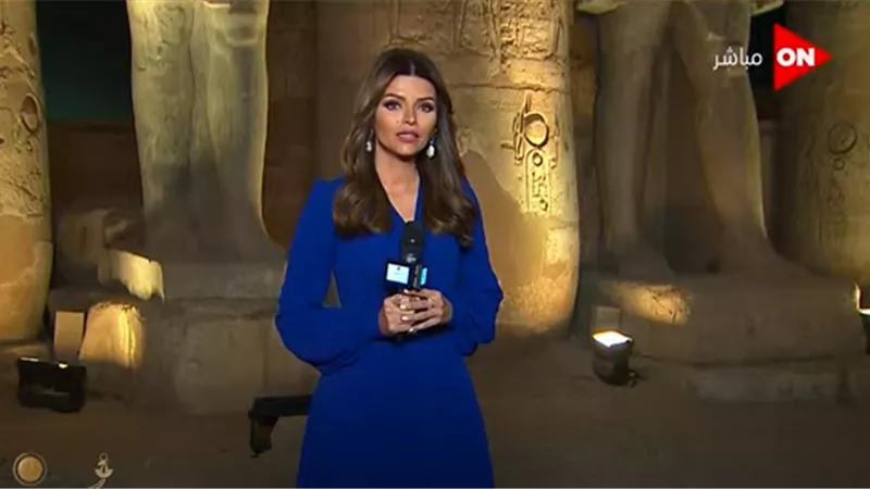احتفالية طريق الكباش.. أول ظهور لـ إيمان الحصري بعد أزمتها الصحية