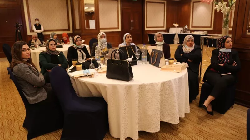 عضوات هيئة قضايا الدولة يحضرن التدريب التفاعلي للقومي للمرأة