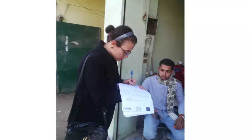 حملة توعية بمخاطر الهجرة غير النظامية في قرى طوخ بالقليوبية
