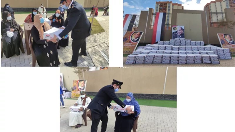 في عيد الشرطة.. توزيع مساعدات عينية على السيدات بالأسمرات