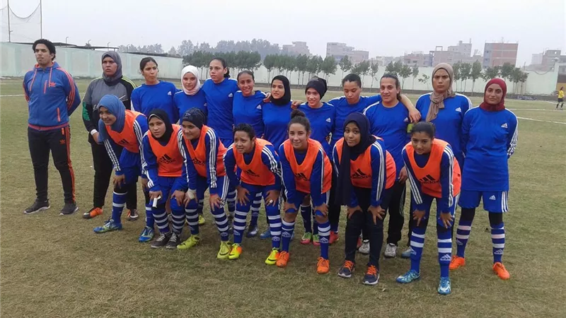 لاعبة بالقسم الثاني في معسكر منتخب مصر للكرة النسائية تحت 17 سنة