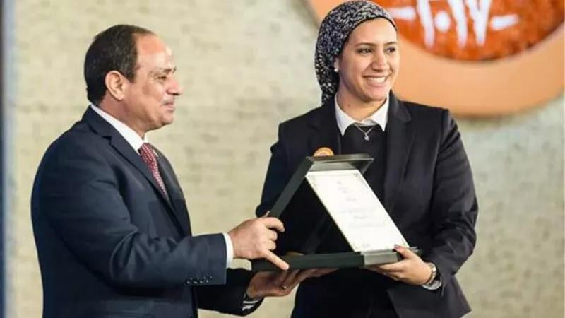 «آية مدني» أيقونة الخماسي الحديث وإحدى مكرمات ملتقى رياضة المرأة العربية