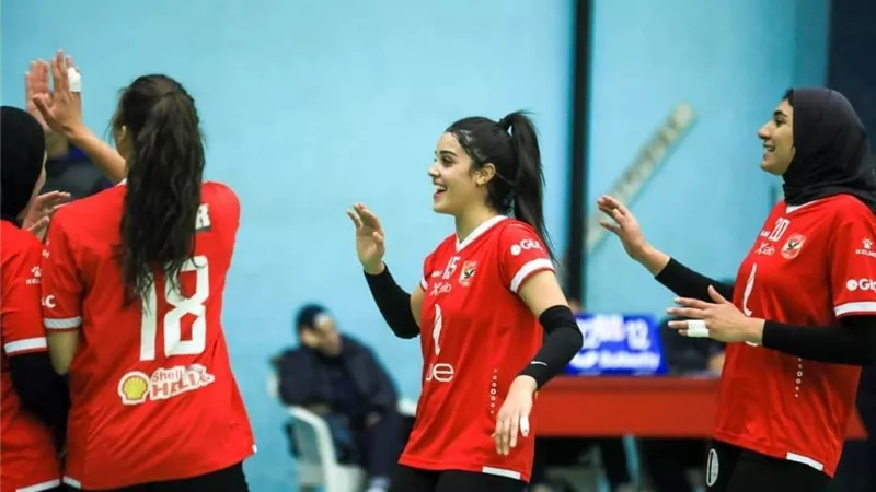 سيدات الأهلي يصعد إلى نهائي كأس مصر للكرة الطائرة