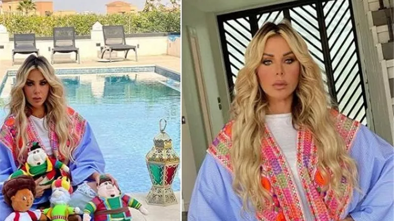استوحي إطلالتك من رزان مغربي بالكارديجان الرمضاني والبنطال الممزق