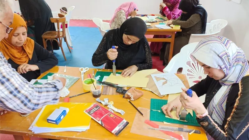 ورشتان تدريبيتان للأعمال اليدوية لسيدات المنوفية برعاية 
