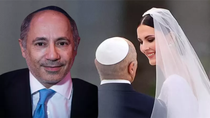 «رجل أعمال يهودي وطباخة بريطانية» حفل زفاف أسطوري بتكلفة 10 ملايين إسترليني| صور