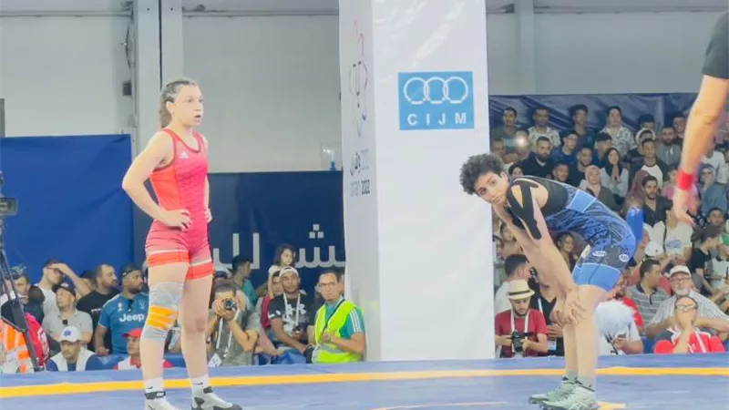 شيماء محمد تُضيف برونزية مصرية في المصارعة بألعاب البحر المتوسط