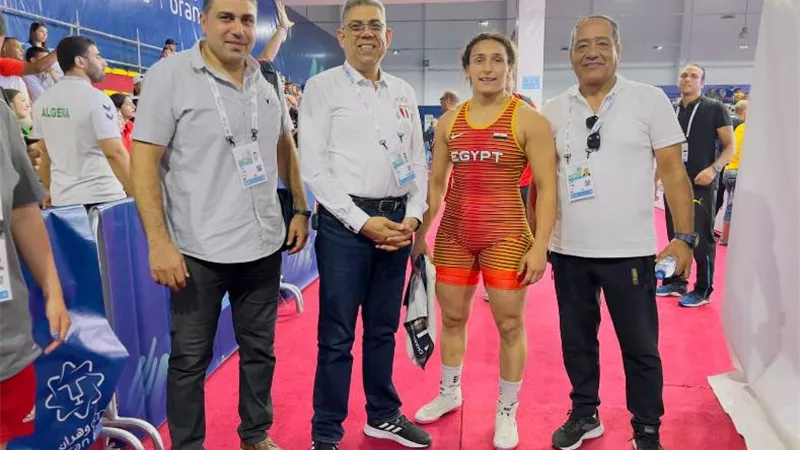 سمر حمزة تحصد برونزية المصارعة لوزن 76 كيلو جرام بألعاب البحر المتوسط
