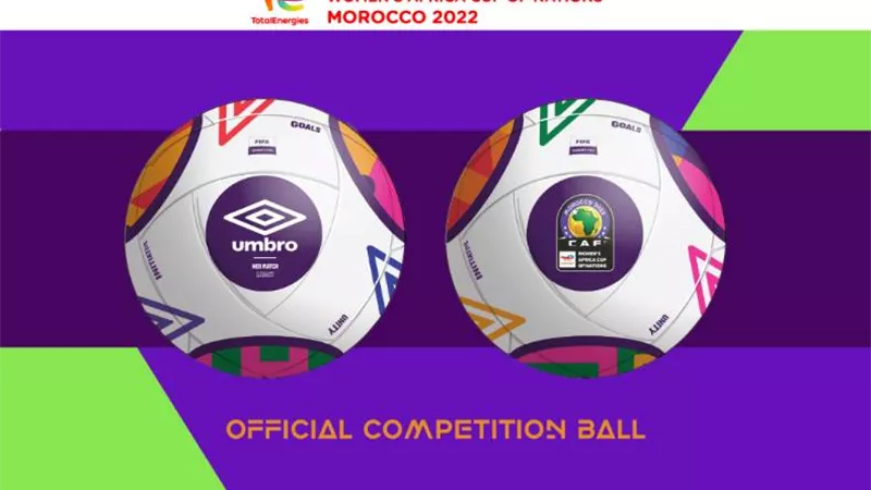 شاهد الكرة المستخدمة في منافسات أمم إفريقيا للسيدات بالمغرب 2022