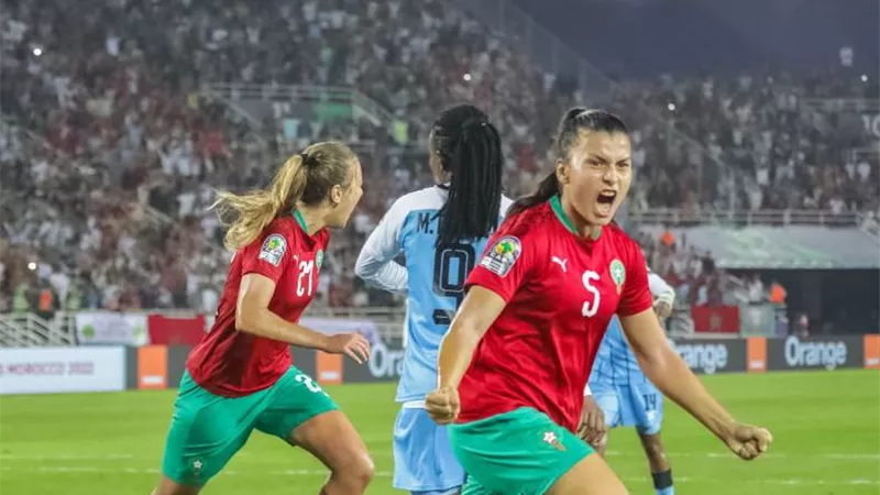 شاهد ملخص تأهل منتخب المغرب إلى نهائي كأس الأمم الأفريقية للسيدات (فيديو)